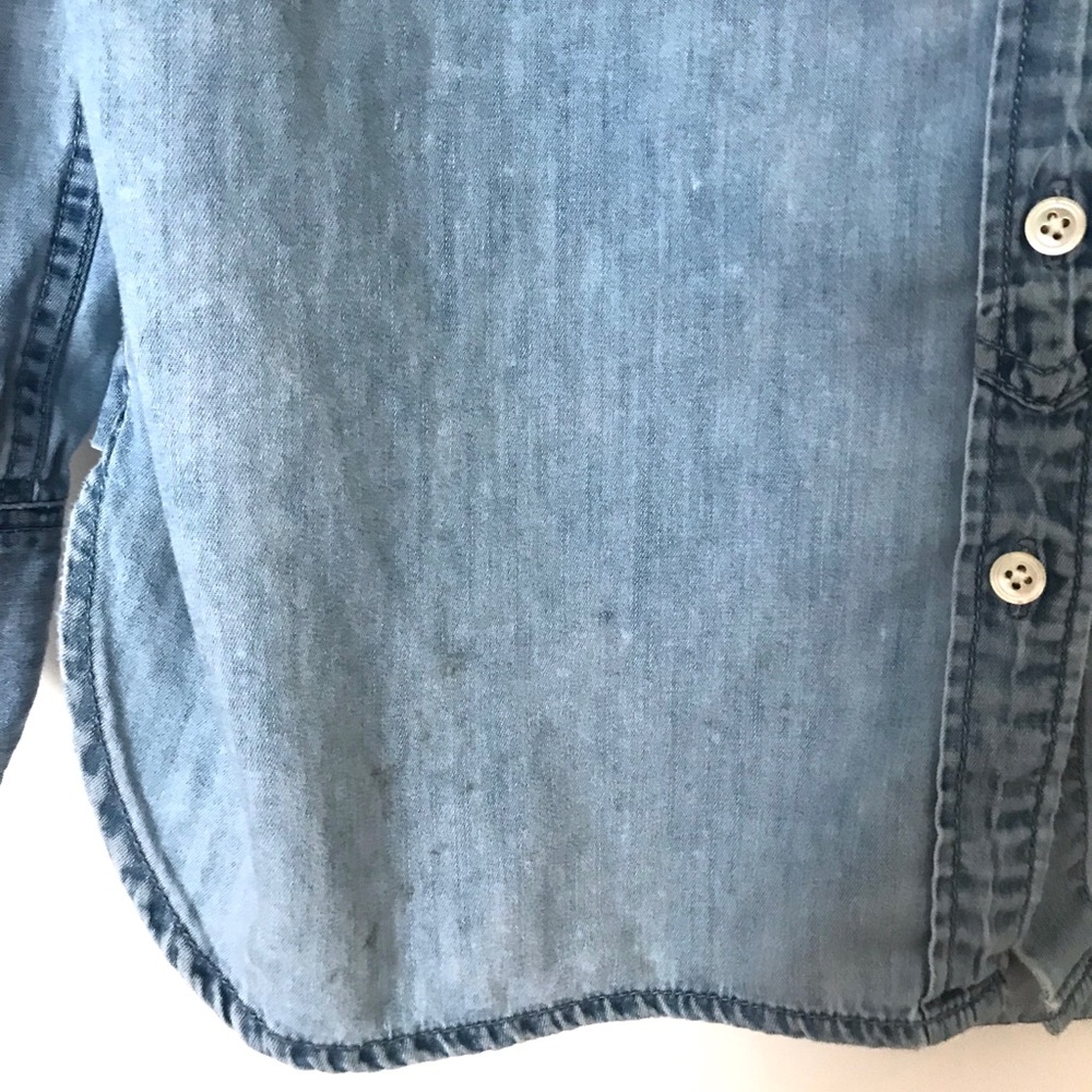 J. Crew Long Sleeve Chambray Button Down Shirt - Picture 3 of 8